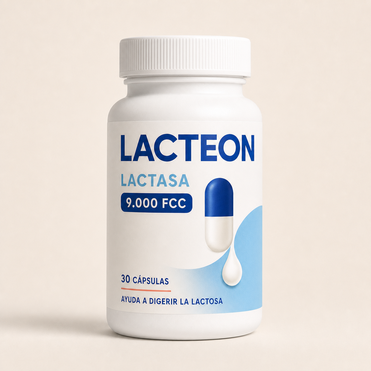 LACTEON – Lactasa 9.000 FCC | 30 cápsulas
